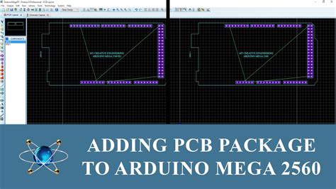 How to Add Arduino MEGA 2560 Footprint PCB Package for .